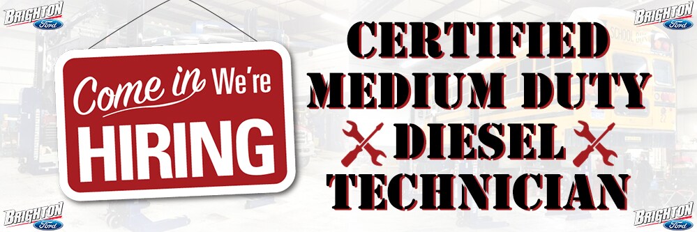 Now Hiring Certified Diesel Technician