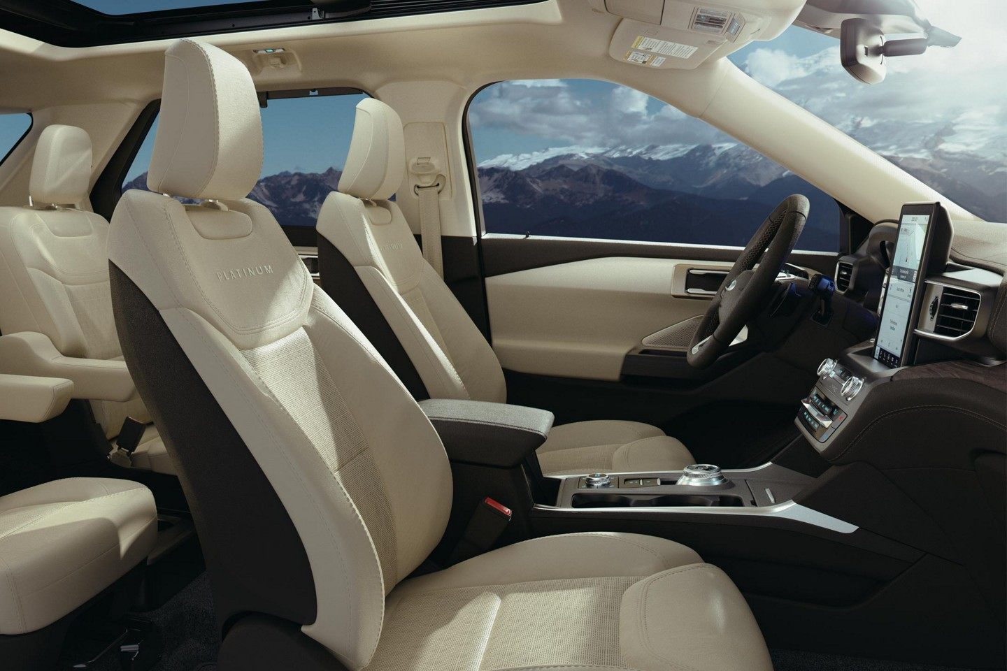 2020 Explorer Platinum Interior