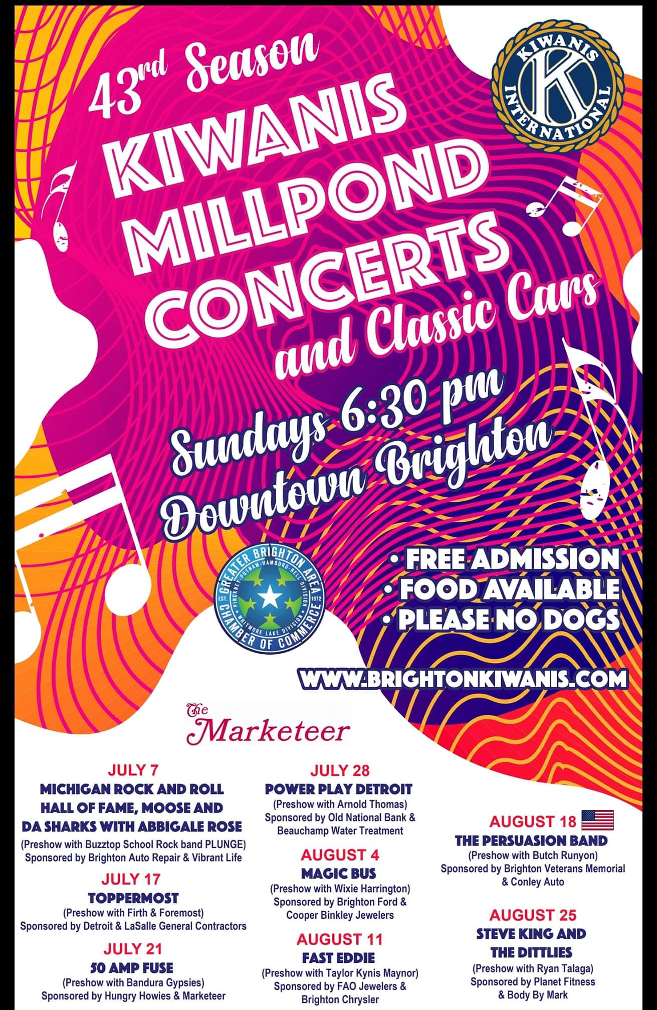 Millpond Concerts Kiwanis 2019