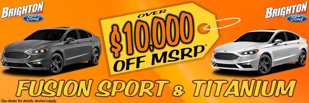 Fusion Sport and Titanium Special Sale