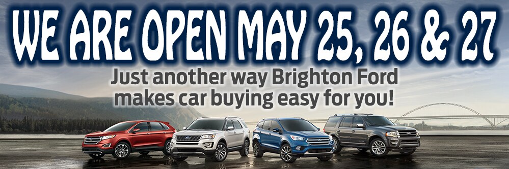 We Are Open Memorial Day Weekend