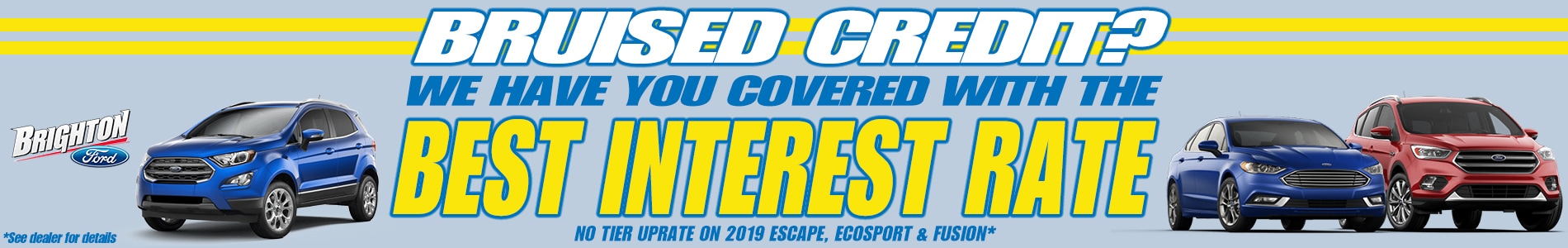 Best Finance Deal on 2019 Escape, 2019 EcoSport & 2019 Fusion