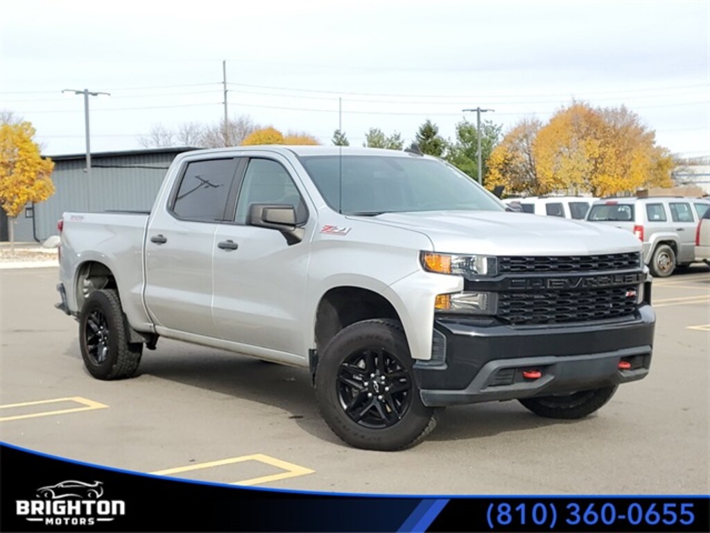 Used 2021 Chevrolet Silverado 1500 Custom Trail Boss Truck Crew Cab