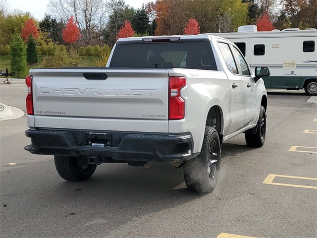 Used 2021 Chevrolet Silverado 1500 Custom Trail Boss Truck Crew Cab