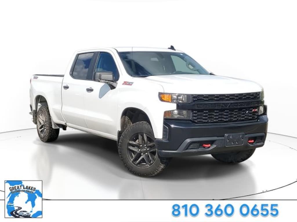 Used 2020 Chevrolet Silverado 1500 Custom Trail Boss Truck Crew Cab