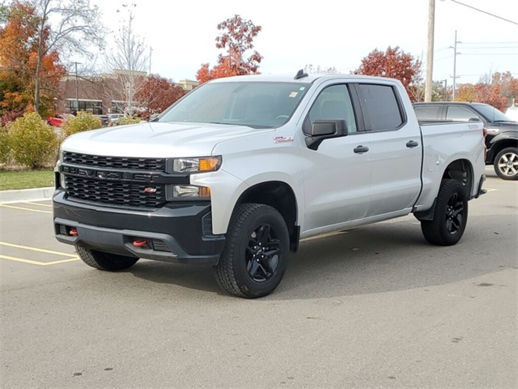 Used 2021 Chevrolet Silverado 1500 Custom Trail Boss Truck Crew Cab