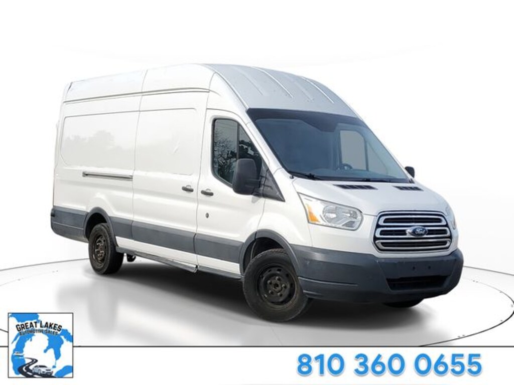 Used 2015 Ford Transit-350 Base Van High Roof Extended-Length Cargo Van