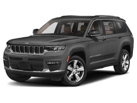 Featured New 2023 Jeep Grand Cherokee L LAREDO 4X4 Sport Utility for sale in Rutland, VT at Brileya's Chrysler Jeep