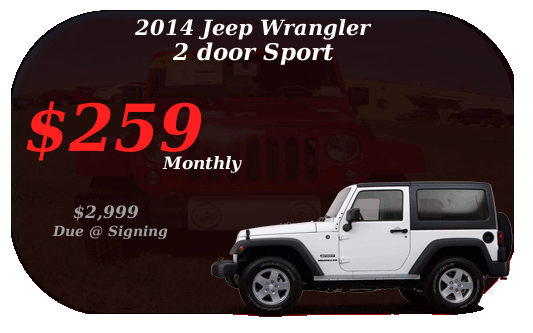 Jeep Wrangler Lease | Brileya's Chrysler-Jeep Inc