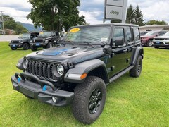 2023 Jeep Wrangler 4xe RUBICON 20TH ANNIVERSARY Sport Utility for Sale in Rutland, VT at Brileya's Chrysler Jeep