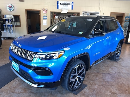 Featured New 2025 Jeep Compass LIMITED 4X4 Sport Utility for sale in Rutland, VT at Brileya's Chrysler Jeep