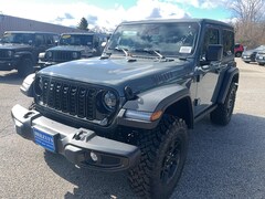 2026 Jeep Wrangler 2-DOOR WILLYS Sport Utility for Sale in Rutland, VT at Brileya's Chrysler Jeep