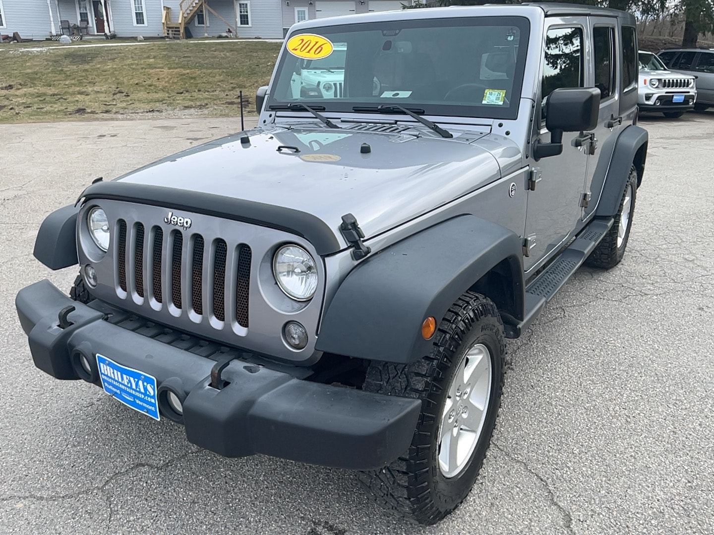 Used 2016 Jeep Wrangler Unlimited Sport S with VIN 1C4BJWDG9GL260468 for sale in Rutland, VT