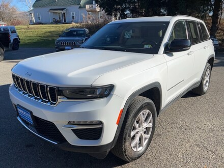Featured Pre-Owned 2022 Jeep Grand Cherokee Limited SUV for sale in Rutland, VT at Brileya's Chrysler Jeep
