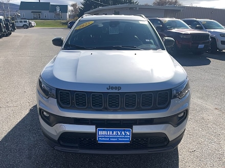 Featured New 2025 Jeep Compass LATITUDE 4X4 Sport Utility for sale in Rutland, VT at Brileya's Chrysler Jeep