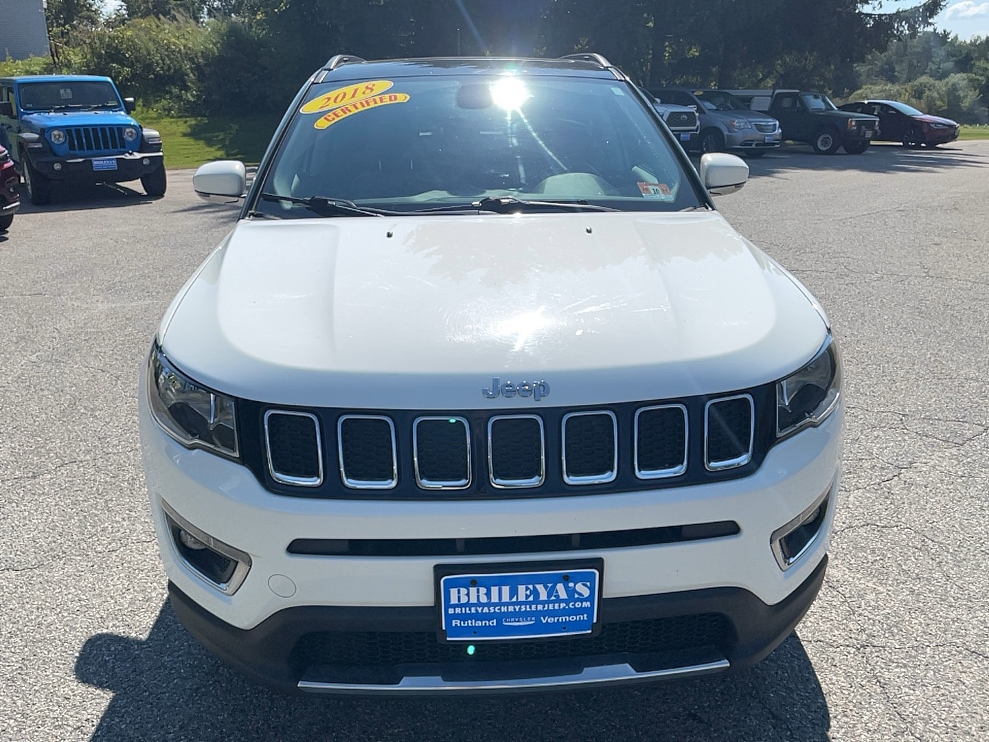 Used 2018 Jeep Compass Limited with VIN 3C4NJDCB4JT179865 for sale in Rutland, VT