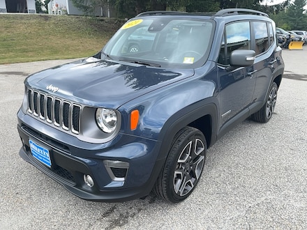 Featured Pre-Owned 2021 Jeep Renegade Limited SUV for sale in Rutland, VT at Brileya's Chrysler Jeep