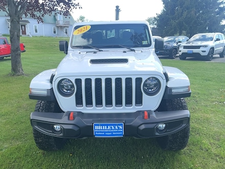Featured Pre-Owned 2021 Jeep Gladiator Mojave Truck Crew Cab for sale in Rutland, VT at Brileya's Chrysler Jeep