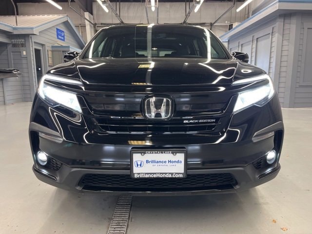 Certified 2022 Honda Pilot Black Edition with VIN 5FNYF6H74NB047871 for sale in Crystal Lake, IL