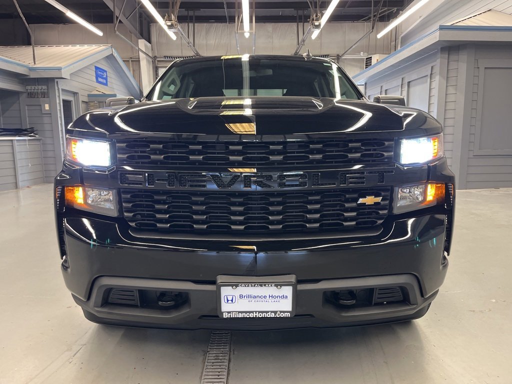 Used 2021 Chevrolet Silverado 1500 Custom with VIN 3GCPYBEK2MG428456 for sale in Crystal Lake, IL