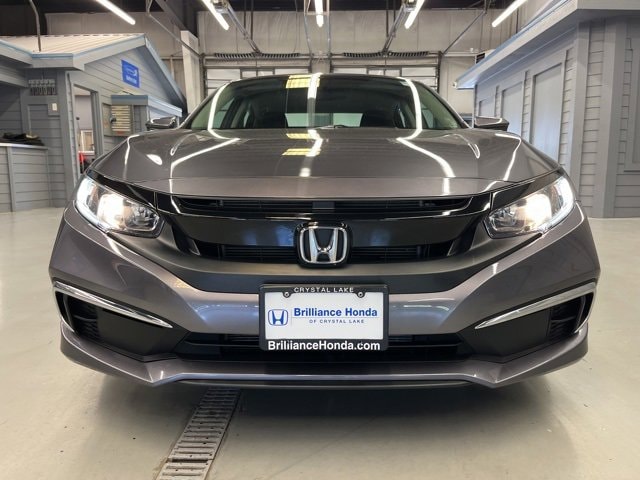 Used 2021 Honda Civic LX with VIN 2HGFC2F64MH509777 for sale in Crystal Lake, IL