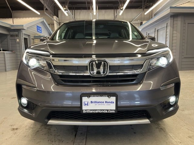 Used 2021 Honda Pilot EX-L with VIN 5FNYF6H53MB038897 for sale in Crystal Lake, IL