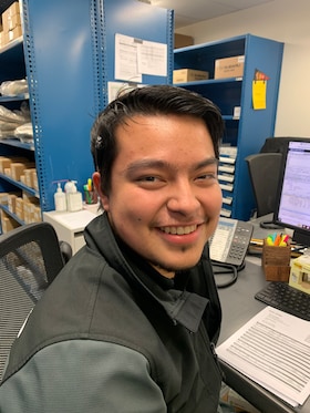 Staff member Mickey Rivas from 34e13d92d99b