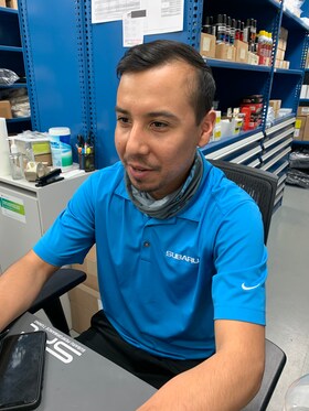 Staff member Mario Dominguez from 34e13d92d99b