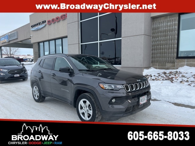 Used 2023 Jeep Compass Latitude with VIN 3C4NJDBN9PT560941 for sale in Yankton, SD