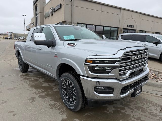Silver Zynith 2026 RAM 2500 Limited Longhorn Mega Cab 4WD Pickup Truck Four-Wheel Drive 8-Speed Automatic
