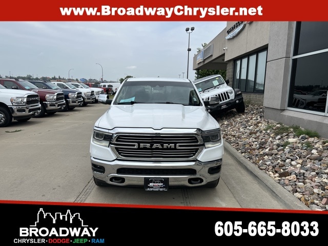 Used 2021 RAM Ram 1500 Pickup Laramie with VIN 1C6SRFJT7MN696480 for sale in Yankton, SD