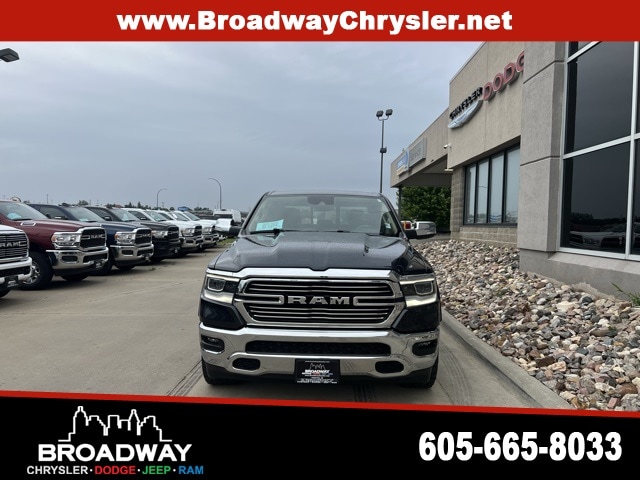 Used 2021 RAM Ram 1500 Pickup Laramie with VIN 1C6SRFJT9MN696481 for sale in Yankton, SD