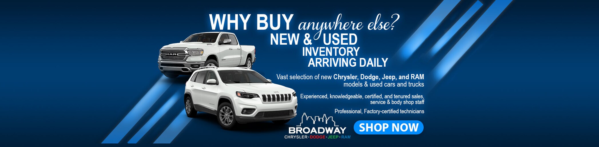 Broadway Chrysler, Dodge, Jeep, Inc. New Chrysler, Dodge, Jeep, Ram