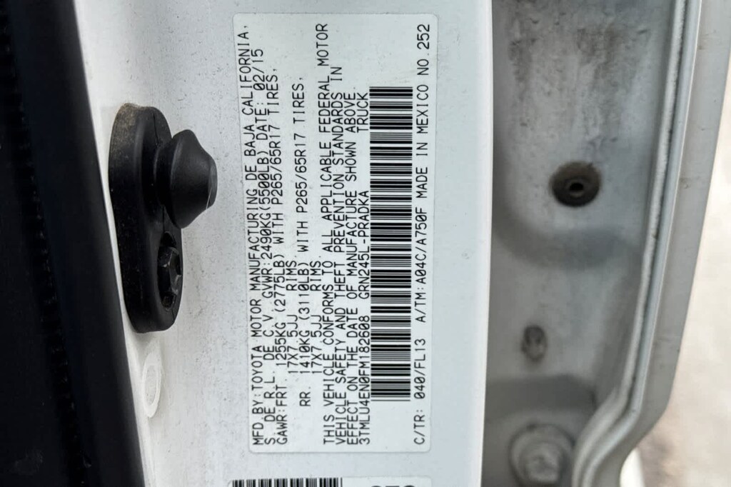 Used 2015 Toyota Tacoma Truck Double Cab