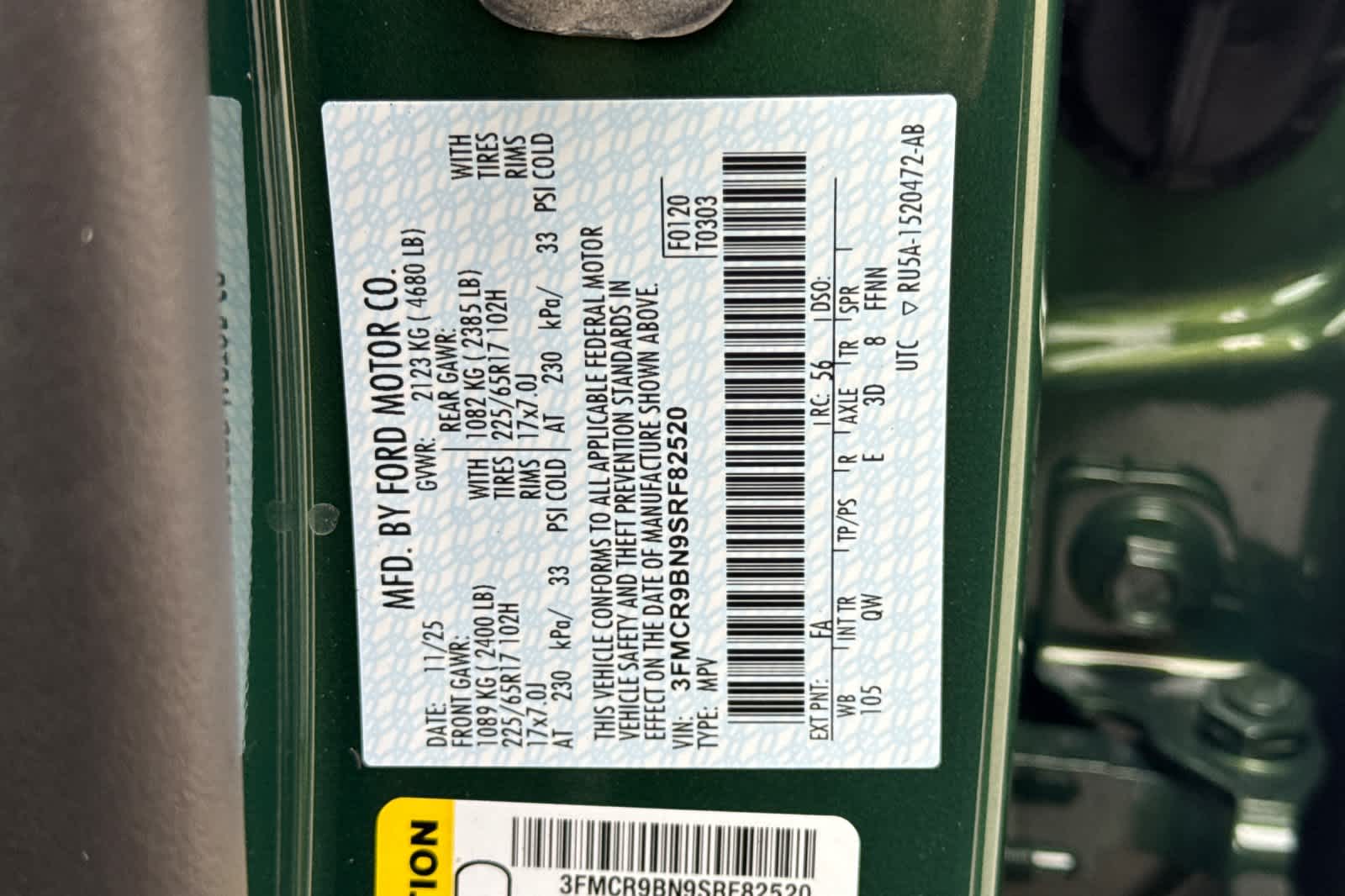 Thumbnail: 2025 Ford Bronco Sport - 28