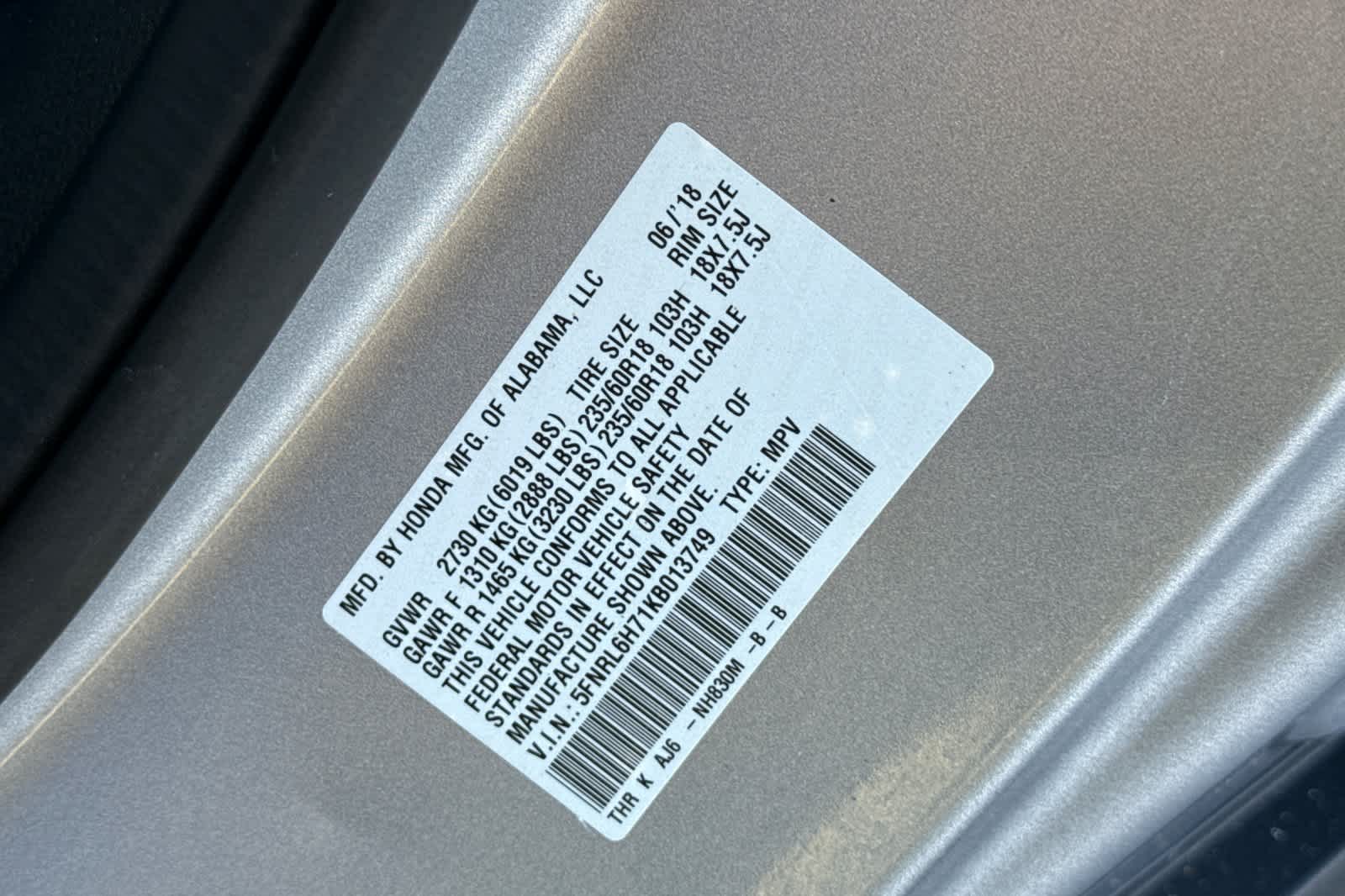 Thumbnail: 2019 Honda Odyssey - 31