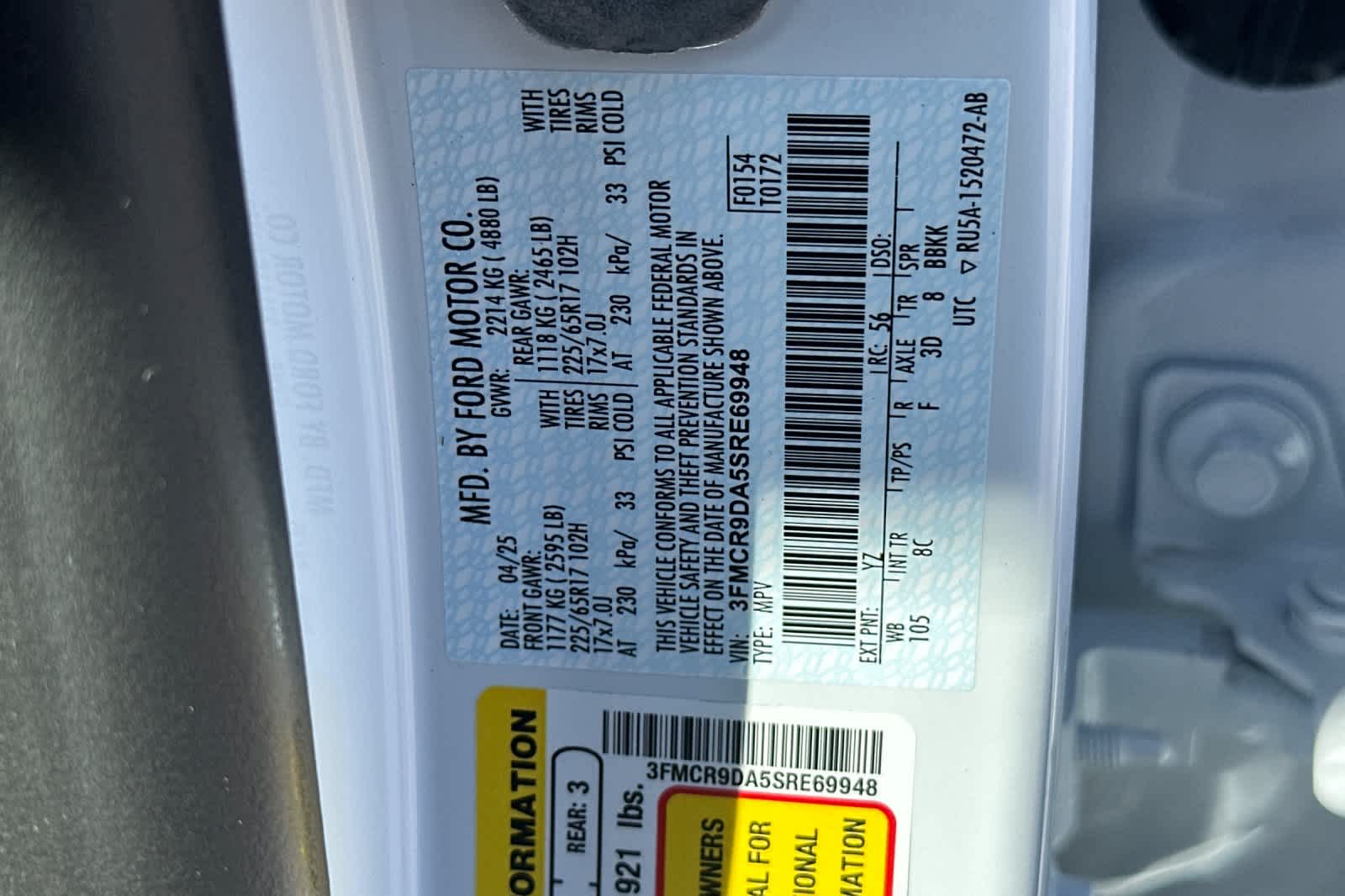 Thumbnail: 2025 Ford Bronco Sport - 29