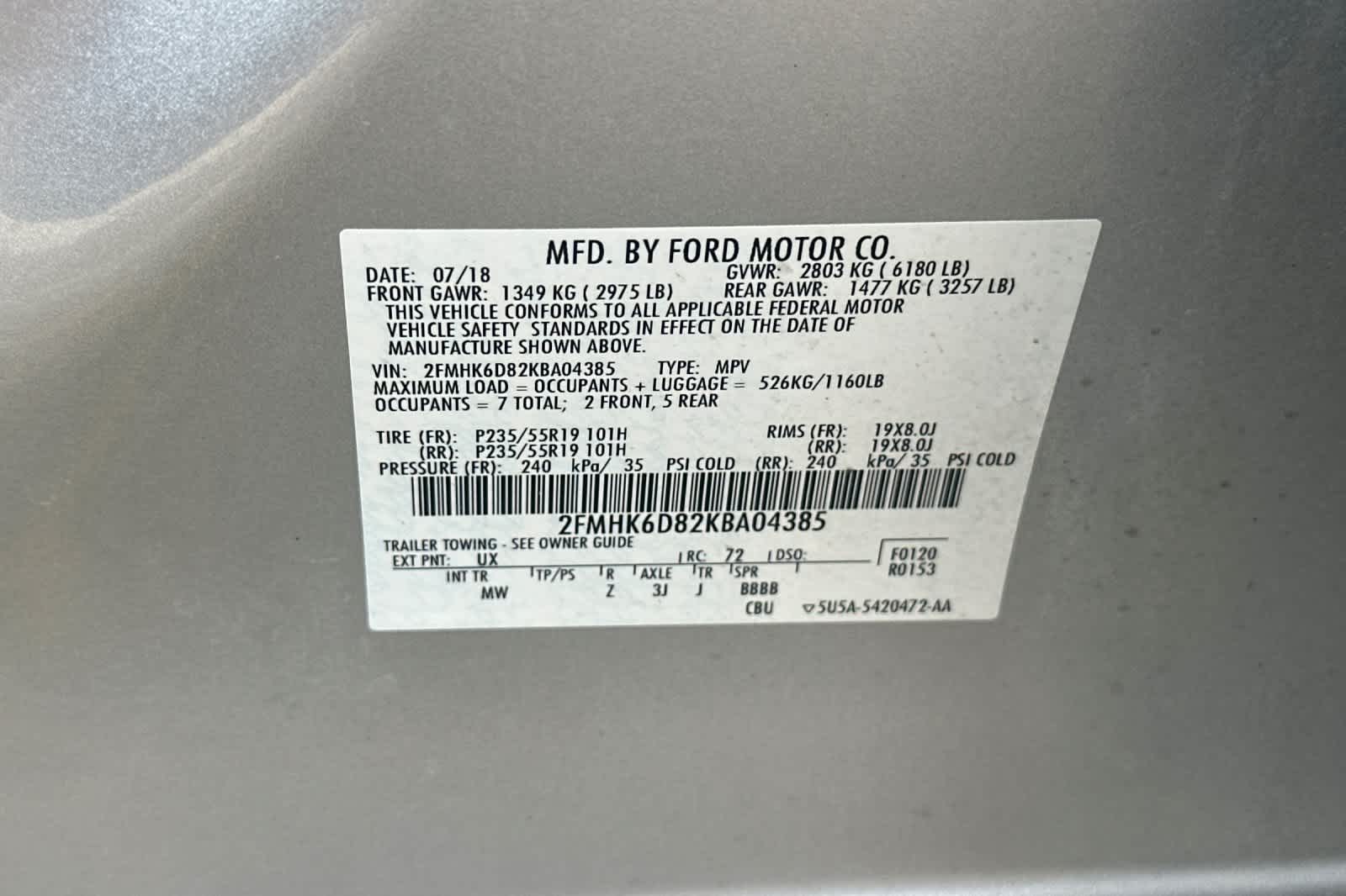Thumbnail: 2019 Ford Flex - 31