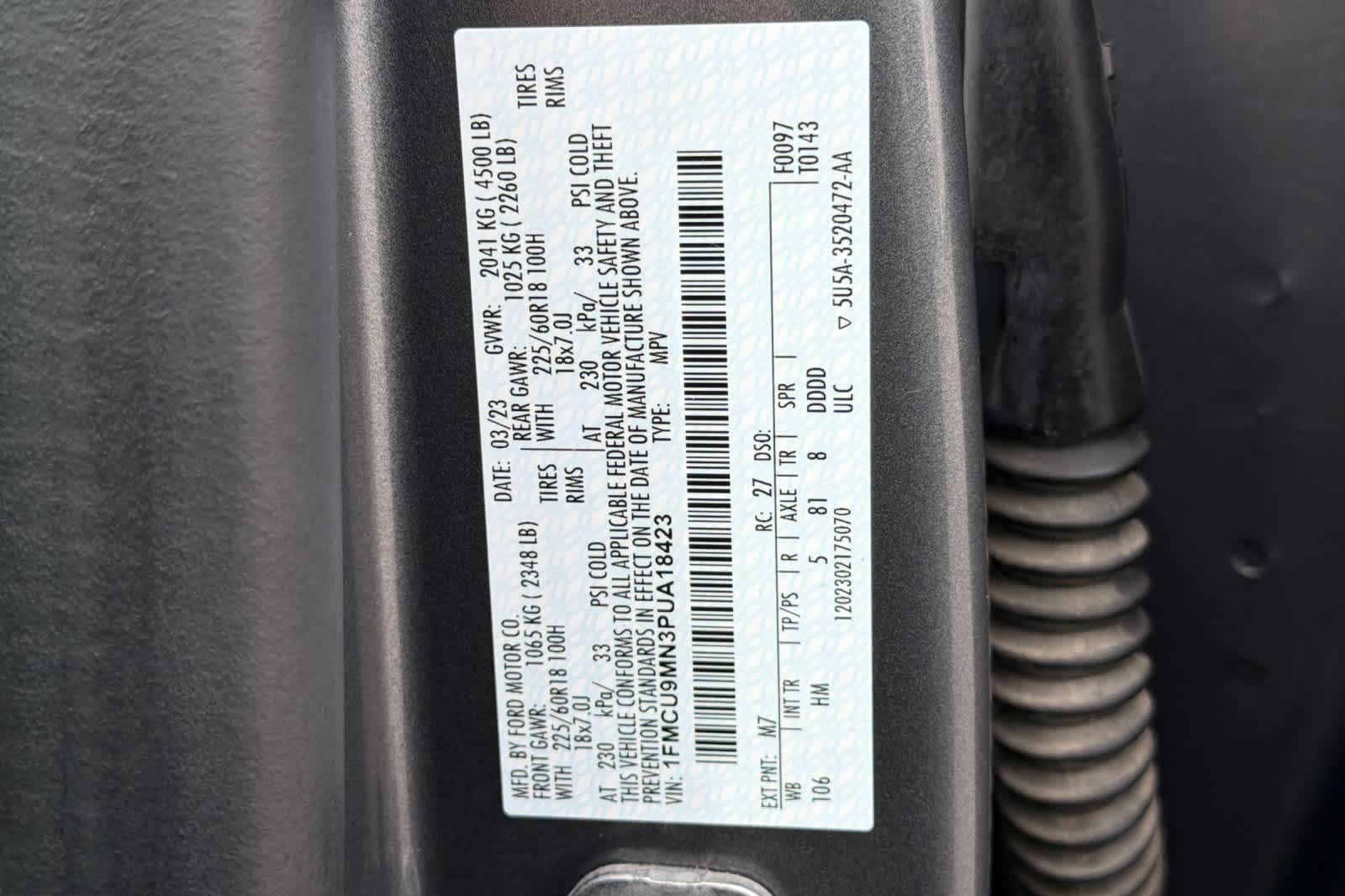 Thumbnail: 2023 Ford Escape - 30