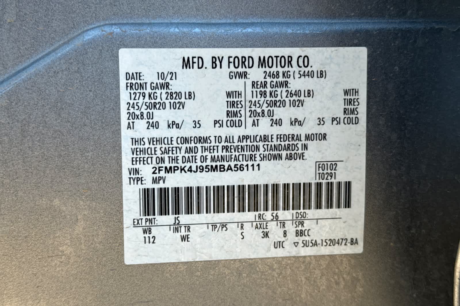 Thumbnail: 2021 Ford Edge - 2