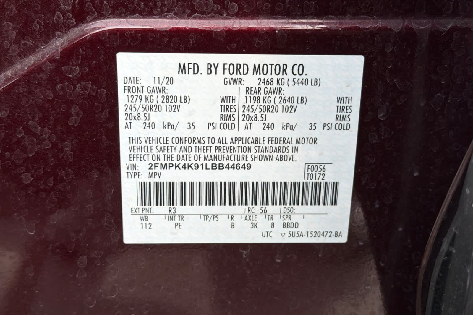 Thumbnail: 2020 Ford Edge - 2