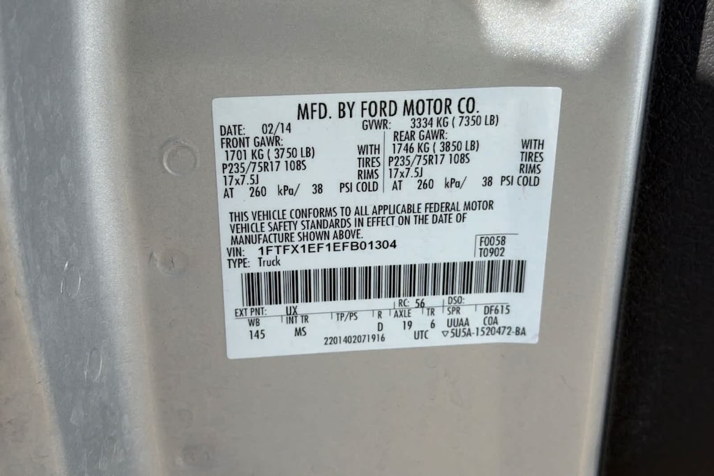 Used 2014 Ford F-150 Truck SuperCab Styleside
