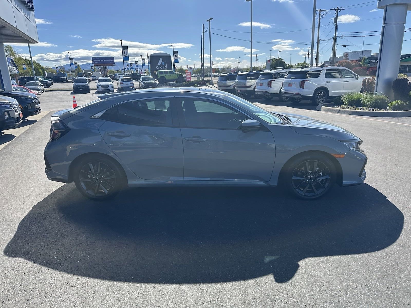 Used 2021 Honda Civic Hatchback EX with VIN SHHFK7H65MU210847 for sale in Boise, ID