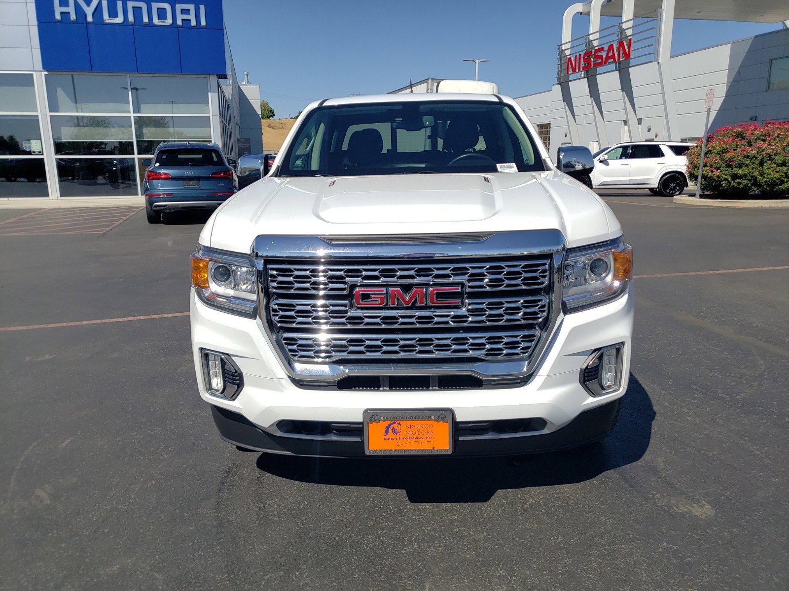 Used 2021 GMC Canyon Denali with VIN 1GTP6EE16M1224269 for sale in Nampa, ID