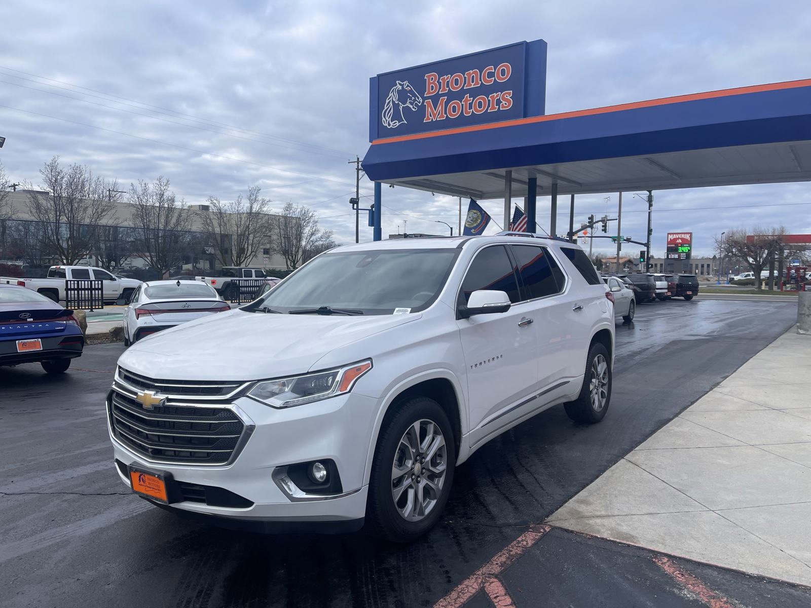 Used 2021 Chevrolet Traverse Premier with VIN 1GNEVKKW1MJ165566 for sale in Boise, ID