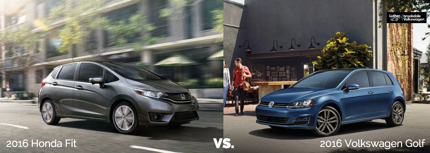 2016 Volkswagen Golf Vs 2016 Honda Fit