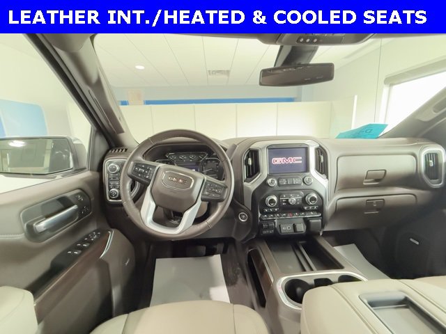 Used 2021 GMC Sierra 1500 SLT with VIN 3GTU9DEDXMG175089 for sale in Brookings, SD