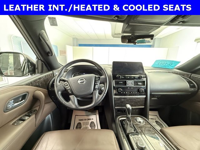 Used 2023 Nissan Armada Platinum Captains Chairs with VIN JN8AY2DB5P9836028 for sale in Brookings, SD