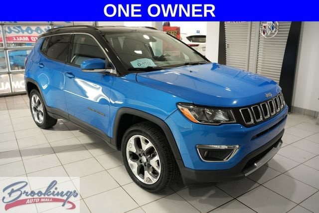 Used 2019 Jeep Compass Limited with VIN 3C4NJDCB2KT842481 for sale in Brookings, SD