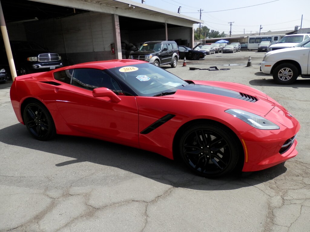 Used 2018 Chevrolet Corvette Stingray Z51 W/3LT Pkg. (Actual 15946 Miles) Coupe
